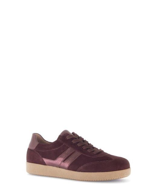 Gabor Women's Low-Top Sneakers - Velour Uppers, Rolling Soft Technology, Wide Fit