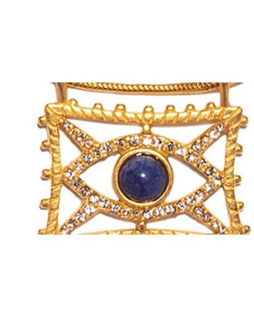 Sequin Metallic Nour Evil Eye Necklace