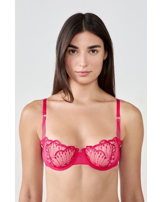 Etam Pink Nayade Underwire Balconette Bra