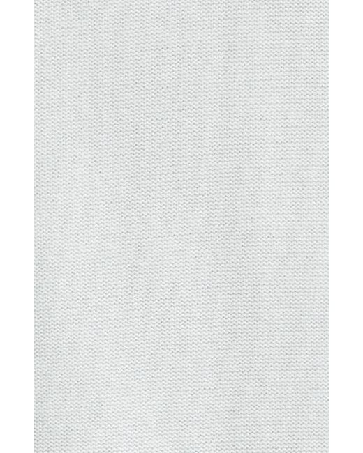 Wax London White Turin Stripe Cotton Pocket Polo Sweater for men