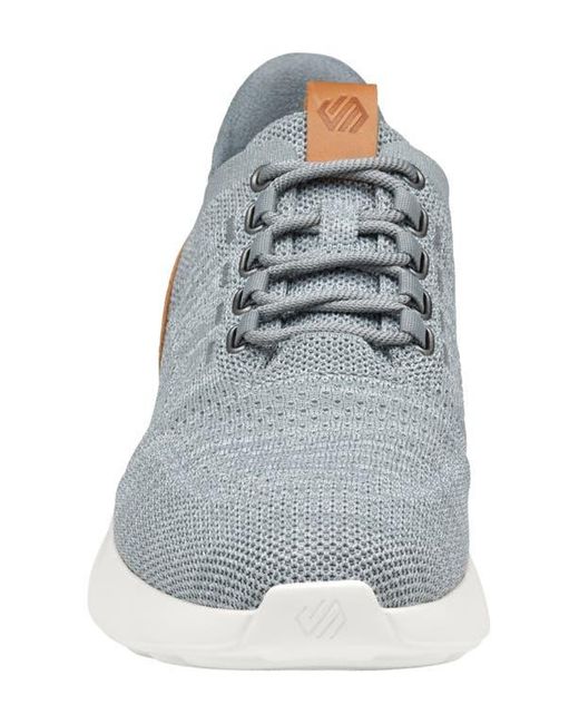 Johnston & Murphy White Amherst 2.0 Knit Plain Toe Sneaker for men