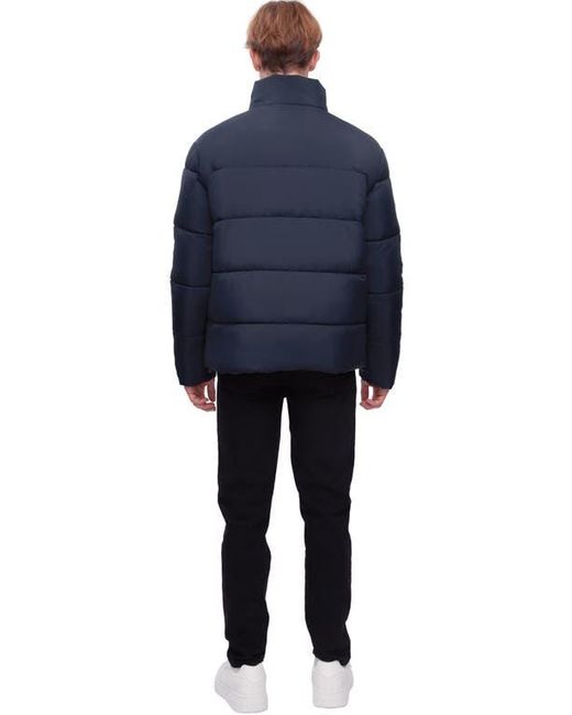 Rokka&Rolla Blue Lightweight Modern Puffer Jacket for men