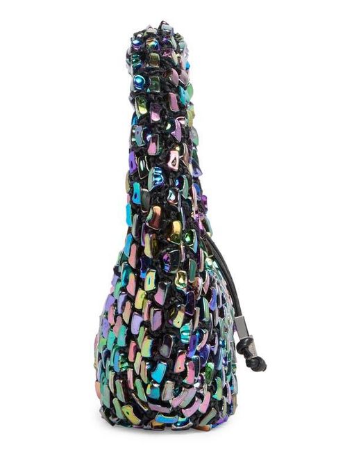 Staud Blue Reef Beaded Bag