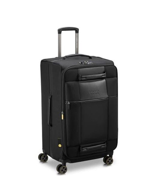 Delsey Paris Black Wagram 26 Trunk Softside Expandable Luggage With Spinner Wheels