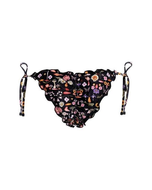 Agua Bendita Black Alegra Mbara Side Tie Bikini Bottoms