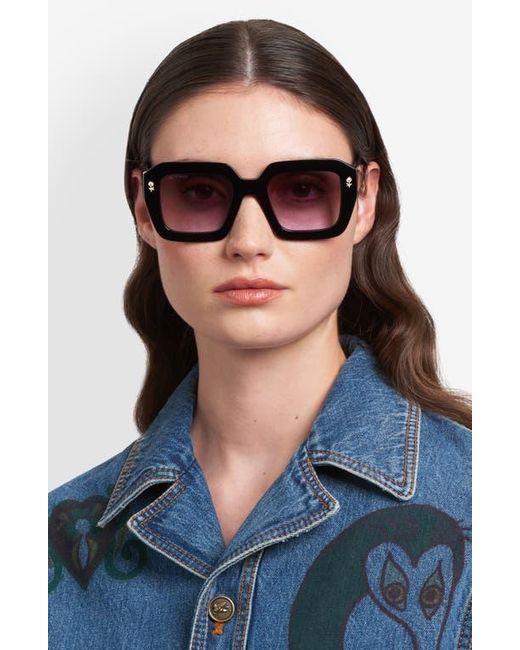 Etro Black 52Mm Gradient Rectangular Sunglasses