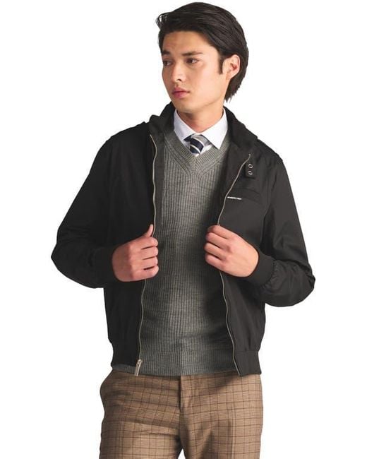 Members Only Classic Iconic Racer Jacket in Black for Men | Lyst