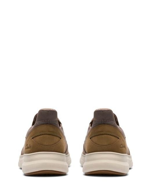 Clarks Brown Mullan Step Sneaker for men