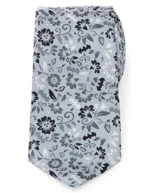 Cufflinks Inc. Gray Batman Floral Silk Tie for men