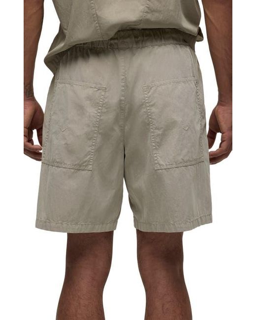 Hudson Natural Cotton Blend Drawstring Shorts for men