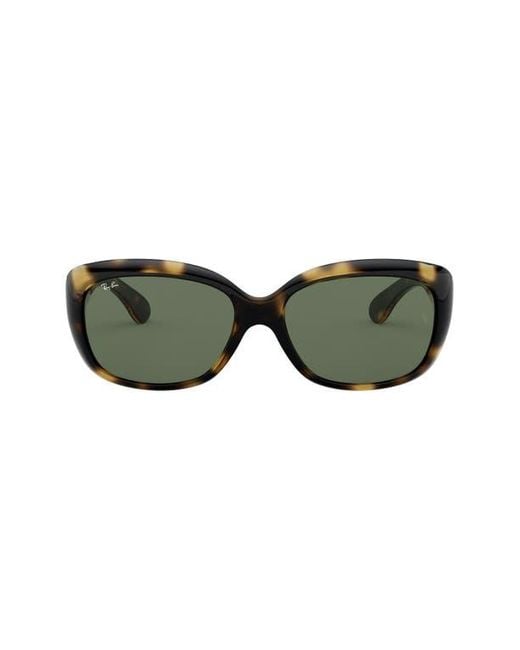 Ray-Ban Green Jackie Ohh 58Mm Cat Eye Sunglasses