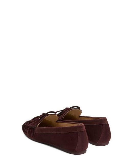 Stuart Weitzman Red Britt Bow Loafer