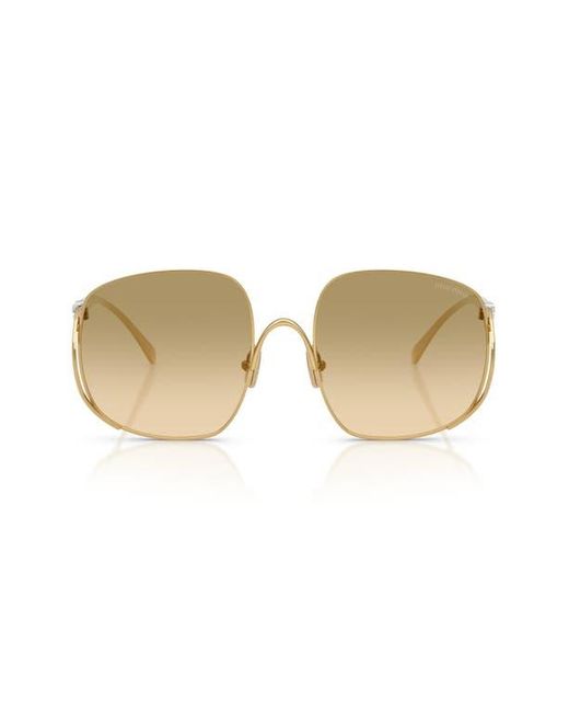 Miu Miu Natural Mu A57S 57Mm Gradient Square Sunglasses