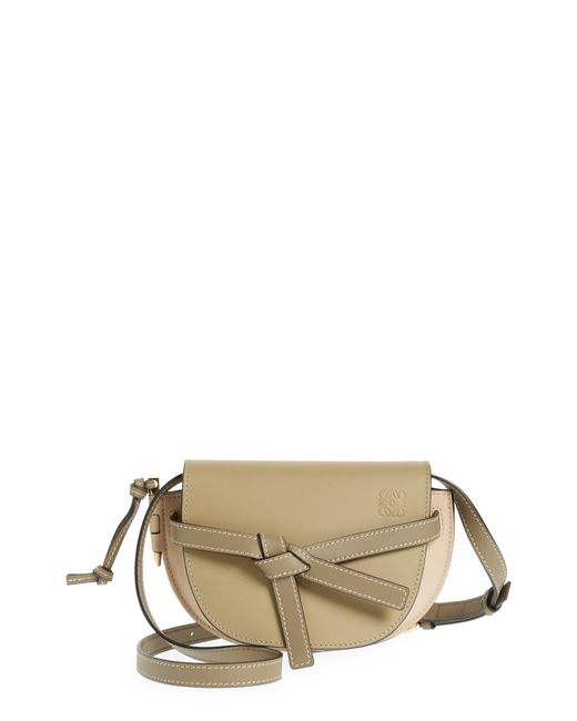 Loewe Mini Gate Dual Leather Crossbody Bag Lyst