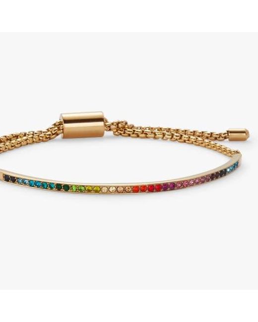 ALEX AND ANI Metallic Pave Bolo Bracelet