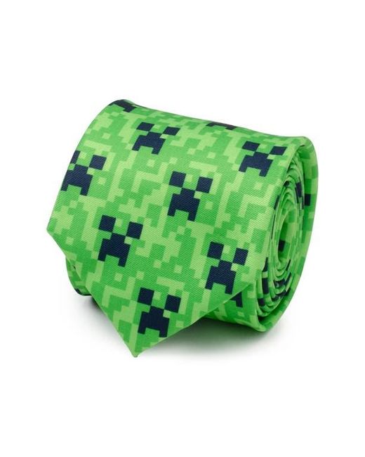 Cufflinks Inc. Green Minecraft Creeper Tie for men