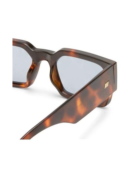 Le Specs Brown Contemplation 54Mm Rectangular Sunglasses for men