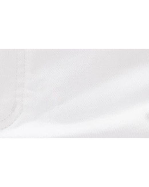 Silver Jeans Co. White High Waist Relaxed Denim Boyfriend Shorts
