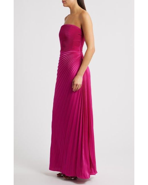 yellow pleated dress Mac Duggal Women's Pleated Chiffon V Neck Ruffle Midi Dress