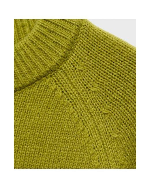 Mango Blue Crewneck Raglan Sleeve Sweater