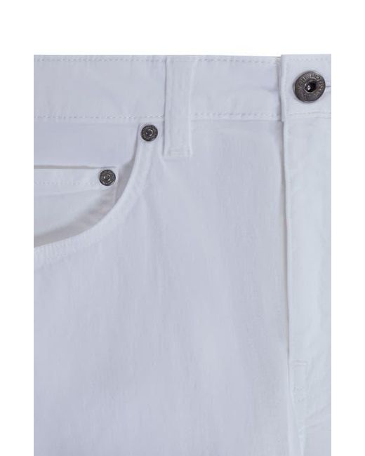 Bugatchi White Stretch Cotton Pants for men