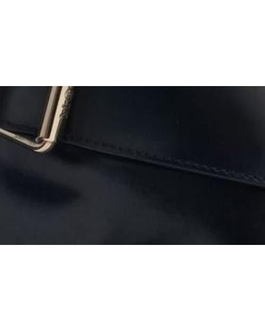 McQueen Blue Pointed Toe Boot for men