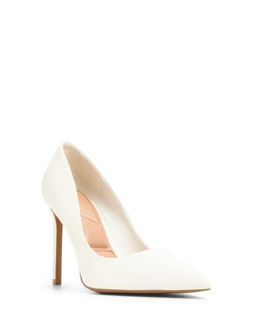 ALDO White Lala Pointed Toe Pump