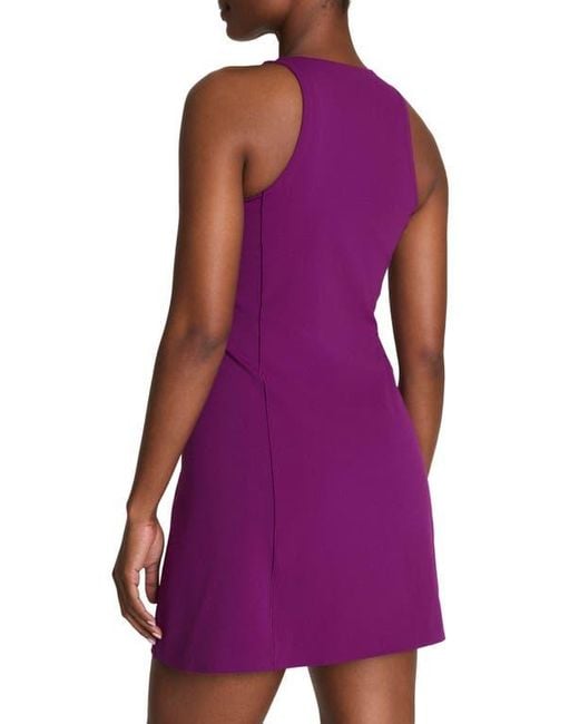 Spanx Purple Spanxshape Get Moving Zip Front Dress