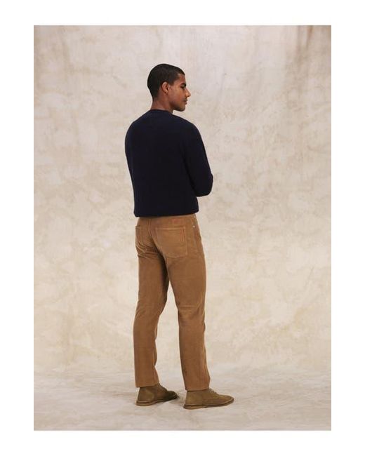 Fortela Brown 965 John 5-Pocket Corduroy Trousers for men