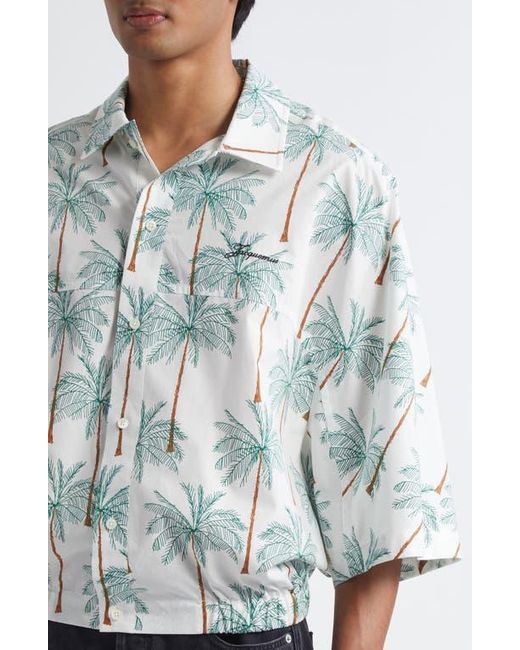 Jacquemus Blue La Chemise Canevas Button-Up Shirt for men