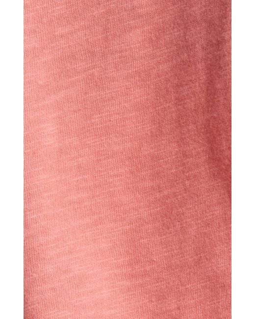 Caslon Pink Caslon(r) V-neck Short Sleeve Pocket T-shirt