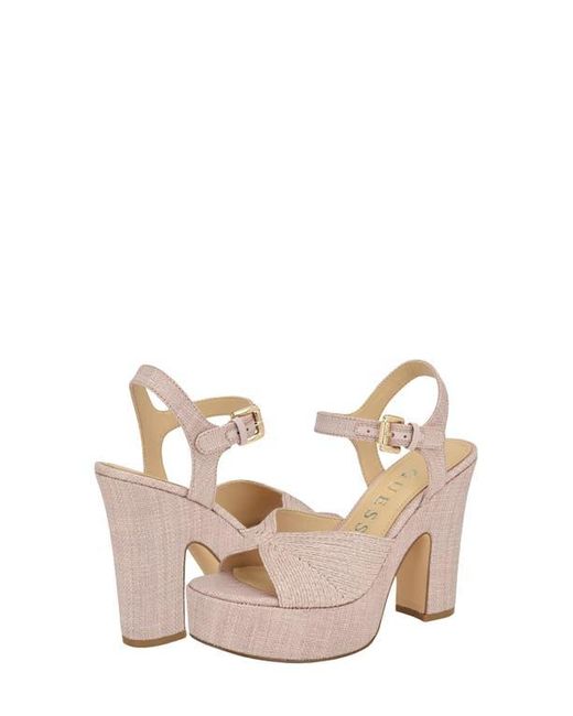 Guess Pink Saylin Ankle Strap Platform Sandal