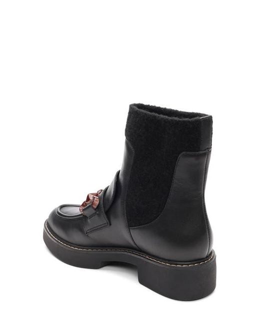 Sanctuary Black Marley Bit Chelsea Boot
