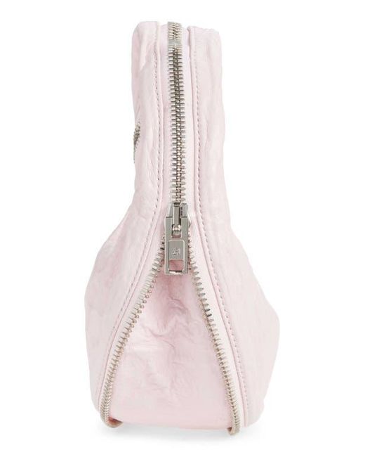 Alexander Wang Pink Mini Twist Memory Leather Handbag