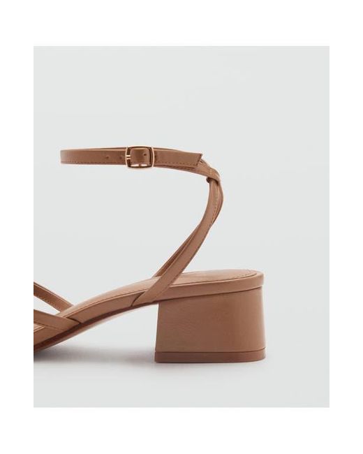 Mango Multicolor Ankle Strap Sandal