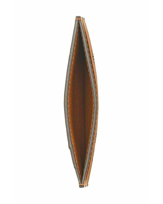 MCM Brown Aren Card Case for men