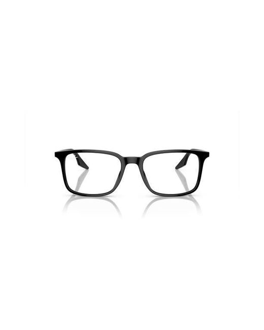 Ray-Ban Black 55Mm Rectangle Optical Glasses