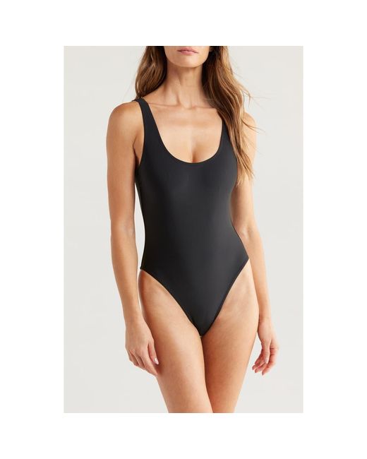 Solid & Striped Black The Annemarie One-Piece Swimsuit