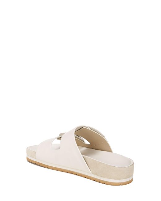 vince women's glyn double buckle slide sandals