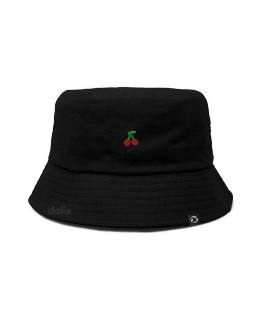 Alix Black Lil Cherry Bucket Hat