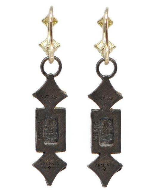 Armenta Metallic Crivelli Drop Earrings