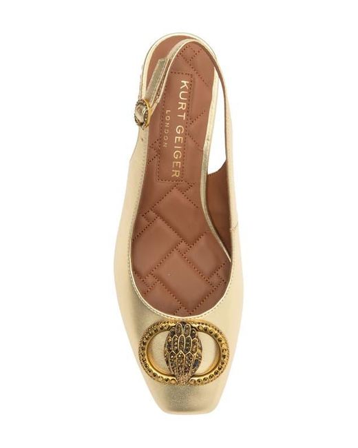 Kurt Geiger Natural Chelsea Slingback Pump