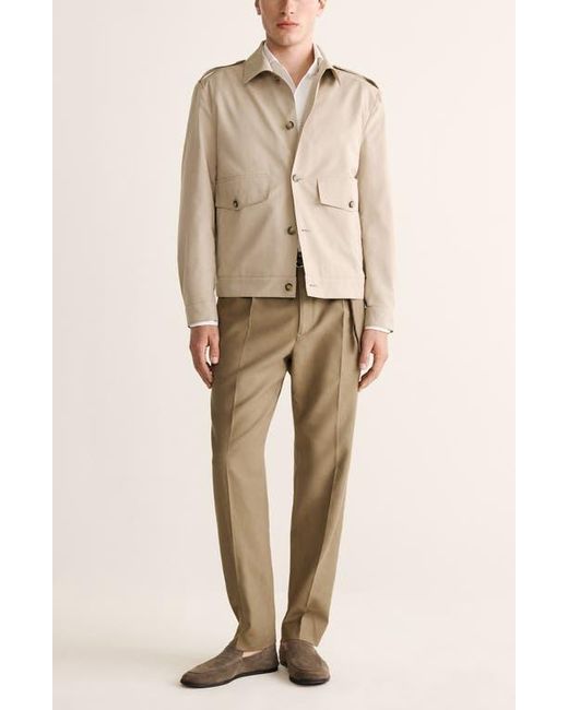 Mango Natural Cotton & Silk Jacket for men