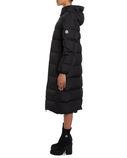 Moncler Black Parnaiba Hooded Down Coat