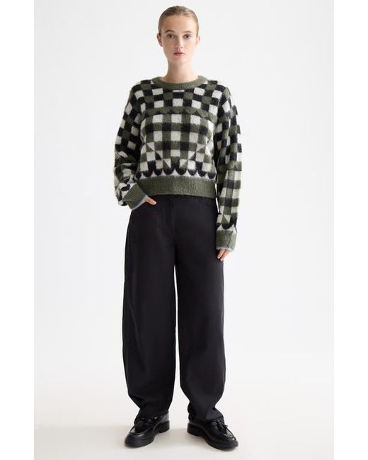 Scotch & Soda Black Geo Print Crewneck Sweater
