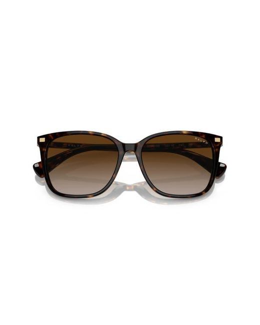 Ralph Brown 56Mm Gradient Square Sunglasses