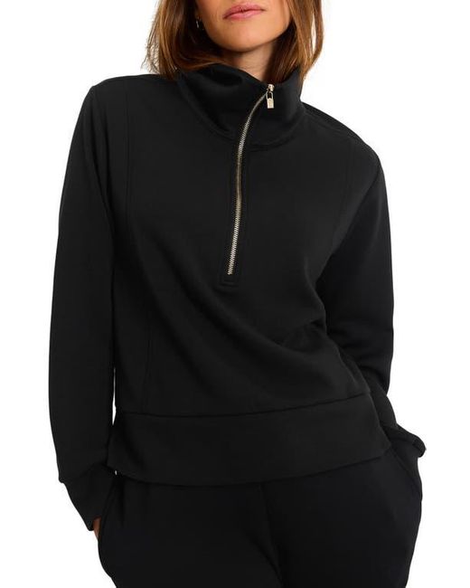 Tommy Bahama Black Palm Voyage Half Zip Pullover