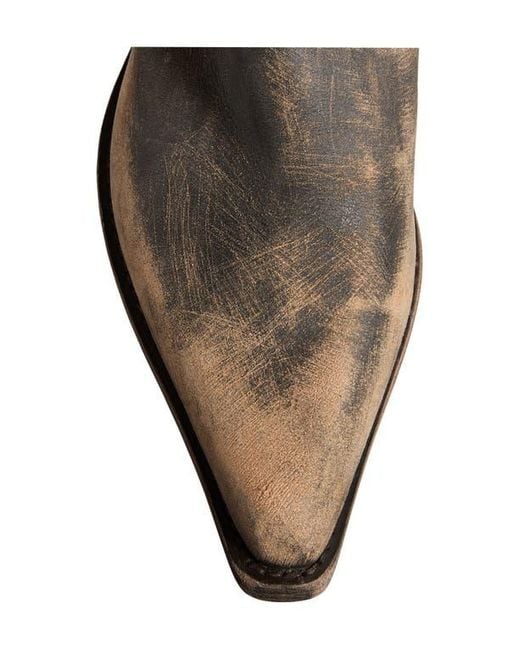 Khaite Brown Clive Western Boot