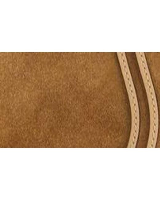 Chloé Metallic Medium Marcie Suede & Genuine Shearling Crossbody Bag