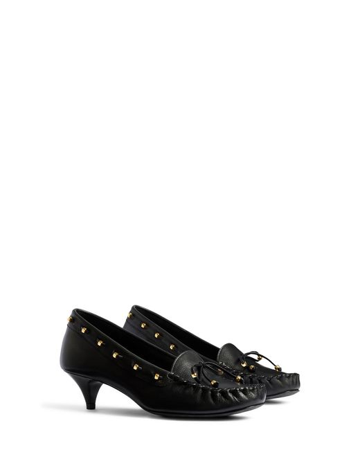Khaite Black Milly Moc Toe Pump